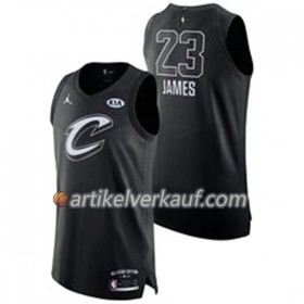 NBA Cleveland Cavaliers Trikot Lebron James 23 2018 All-Star Jordan Brand Schwarz Swingman - Herren